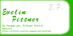 evelin pittner business card
